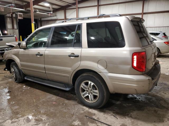 2HKYF18694H538186 - 2004 HONDA PILOT EXL TAN photo 2