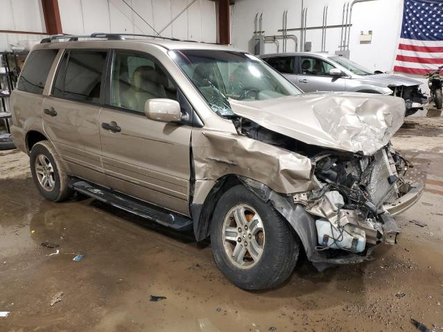 2HKYF18694H538186 - 2004 HONDA PILOT EXL TAN photo 4