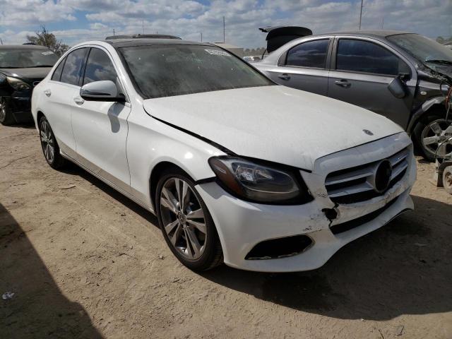 WDDWF4JB9JR419287 - 2018 MERCEDES-BENZ C-CLASS C3 300 WHITE photo 4