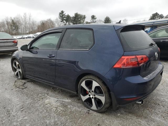 3VWYT7AU2FM060482 - 2015 VOLKSWAGEN GTI BLUE photo 2