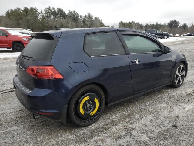 3VWYT7AU2FM060482 - 2015 VOLKSWAGEN GTI BLUE photo 3