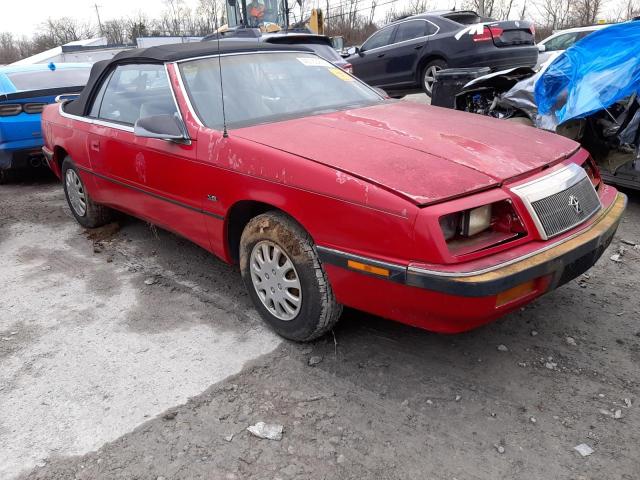 1C3XJ4531MG143756 - 1991 CHRYSLER LEBARON RED photo 4