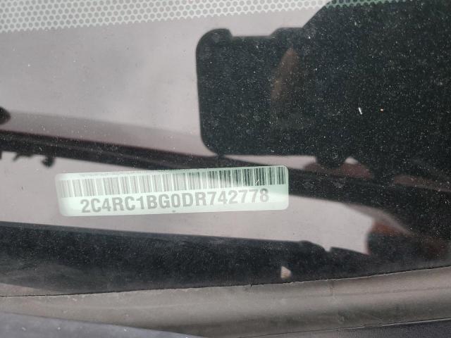 2C4RC1BG0DR742778 - 2013 CHRYSLER TOWN & COU TOURING ბურგუნდია ფოტო 13