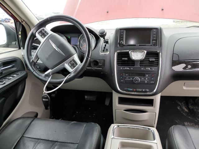 2C4RC1BG0DR742778 - 2013 CHRYSLER TOWN & COU TOURING ბურგუნდია ფოტო 8