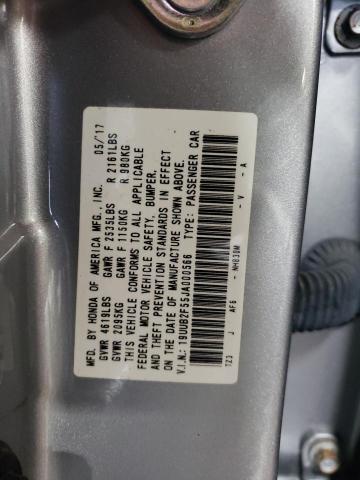 19UUB2F55JA000566 - 2018 ACURA TLX TECH SILVER photo 12