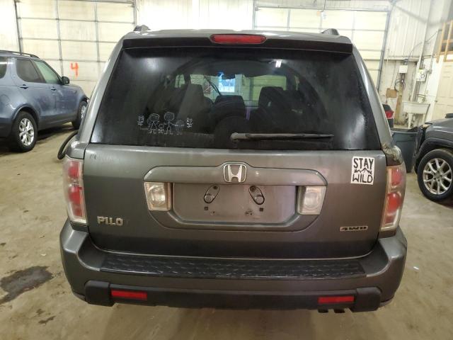 5FNYF184X7B016250 - 2007 HONDA PILOT EX GRAY photo 6