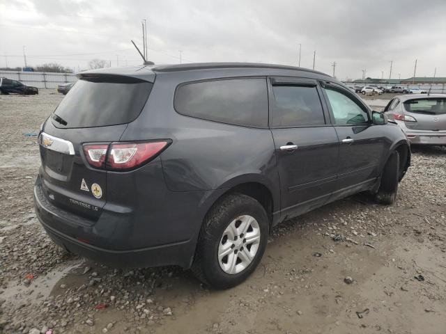 1GNKRFED5DJ237698 - 2013 CHEVROLET TRAVERSE LS GRAY photo 3