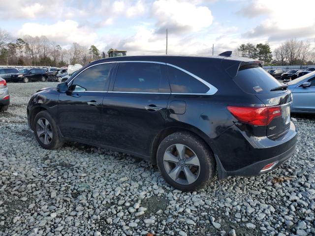 5FRYD3H29EB004747 - 2014 ACURA MDX BLACK photo 2