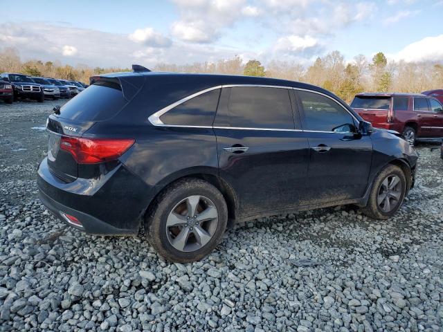 5FRYD3H29EB004747 - 2014 ACURA MDX BLACK photo 3