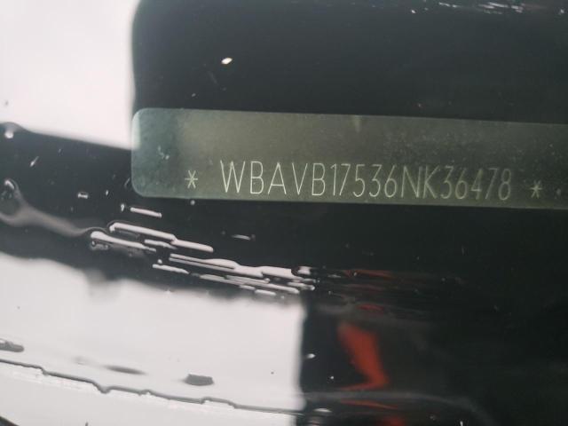 WBAVB17536NK36478 - 2006 BMW 325 I AUTOMATIC BLACK photo 12