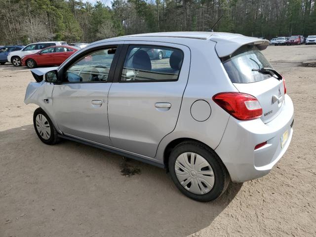 ML32A3HJ1JH009543 - 2018 MITSUBISHI MIRAGE ES SILVER photo 2