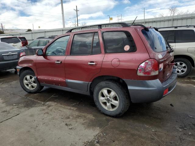 KM8SC73EX5U968148 - 2005 HYUNDAI SANTA FE GLS BURGUNDY photo 2