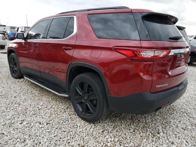 1GNERGKW6KJ186041 - 2019 CHEVROLET TRAVERSE LT BURGUNDY photo 2