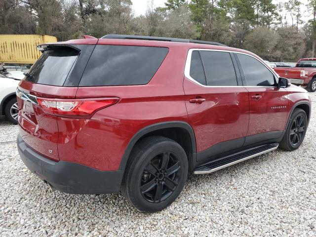 1GNERGKW6KJ186041 - 2019 CHEVROLET TRAVERSE LT BURGUNDY photo 3