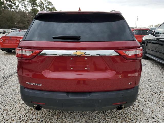 1GNERGKW6KJ186041 - 2019 CHEVROLET TRAVERSE LT BURGUNDY photo 6