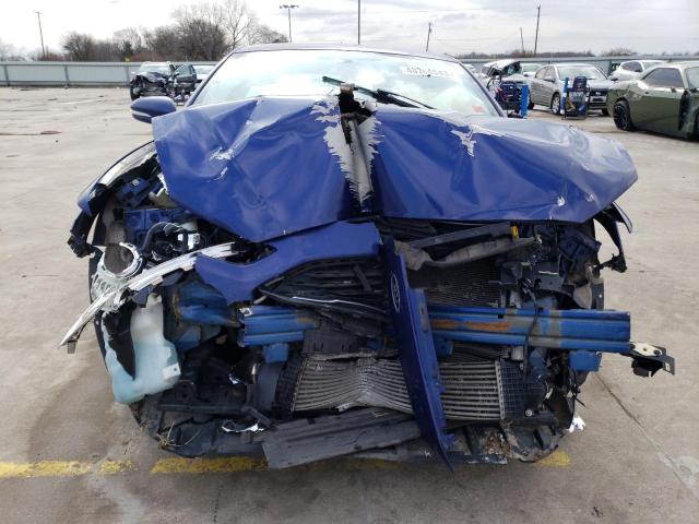 3FA6P0HR2DR102615 - 2013 FORD FUSION SE BLUE photo 5