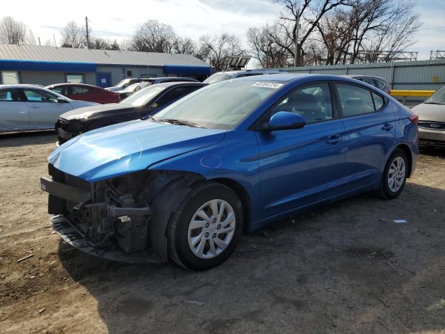 5NPD74LF1HH208391 - 2017 HYUNDAI ELANTRA SE BLUE photo 1