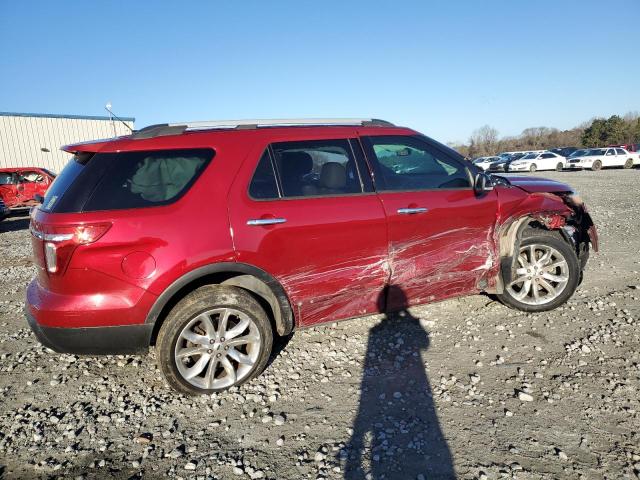 1FM5K7D85EGB15745 - 2014 FORD EXPLORER XLT RED photo 3