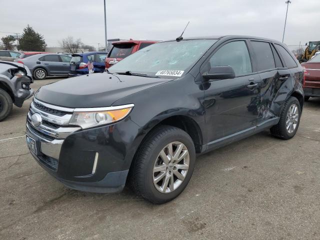 2FMDK4JCXCBA94561 - 2012 FORD EDGE SEL BLACK photo 1