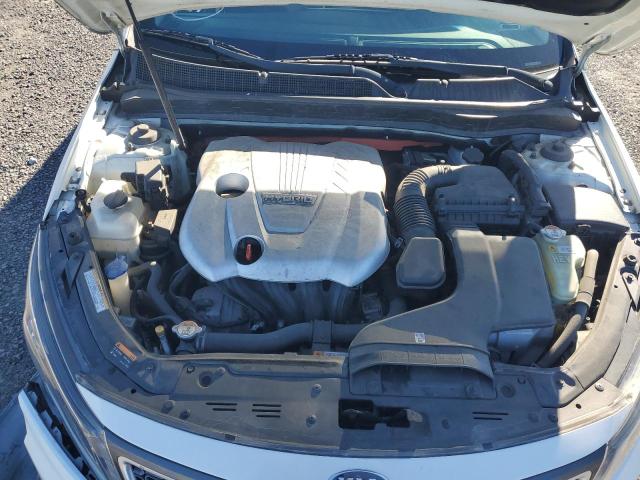 KNAGM4AD8F5089952 - 2015 KIA OPTIMA HYBRID WHITE photo 11