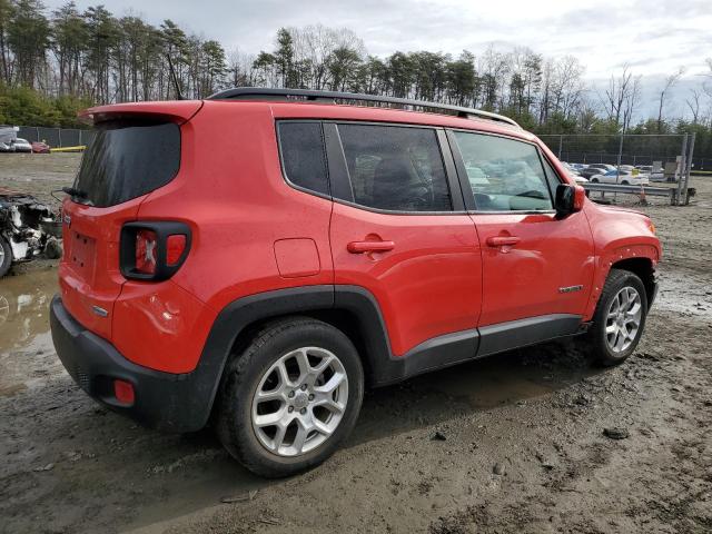 ZACCJABB0JPJ16015 - 2018 JEEP RENEGADE LATITUDE RED photo 3