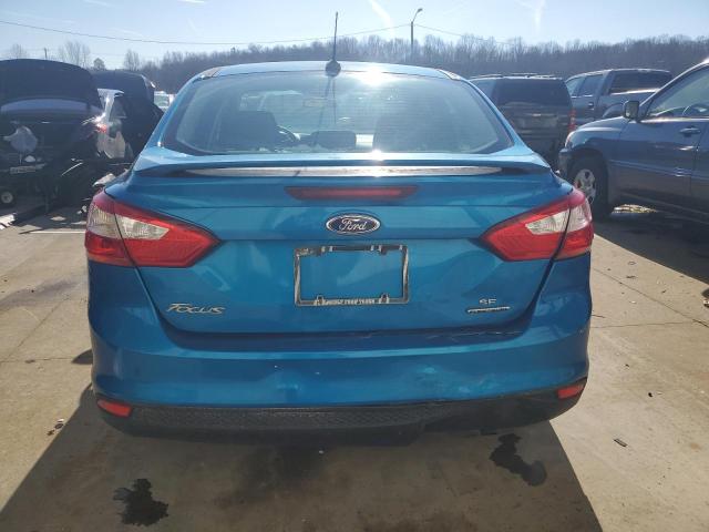 1FADP3F21EL207449 - 2014 FORD FOCUS SE BLUE photo 6