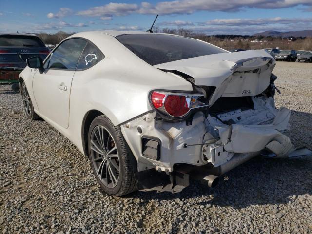 JF1ZNAA17D2712284 - 2013 TOYOTA SCION FR-S WHITE photo 2