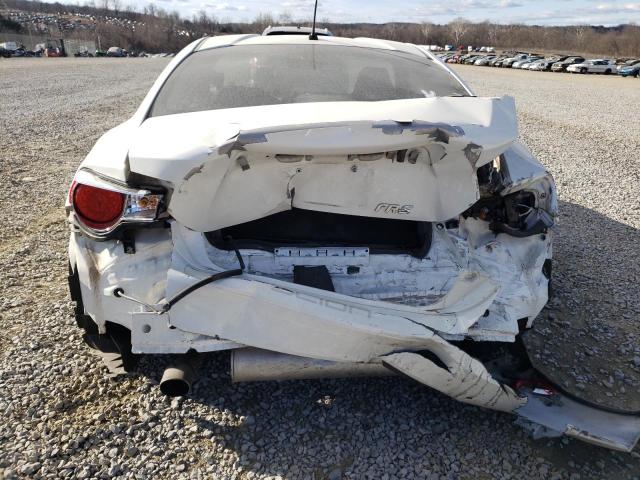 JF1ZNAA17D2712284 - 2013 TOYOTA SCION FR-S WHITE photo 6
