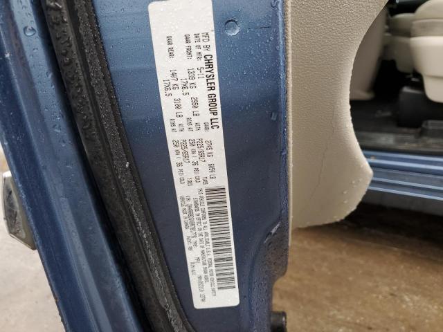 2A4RR8DGXBR781776 - 2011 CHRYSLER TOWN & COU TOURING L BLUE photo 14