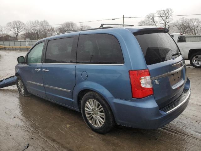 2A4RR8DGXBR781776 - 2011 CHRYSLER TOWN & COU TOURING L BLUE photo 2