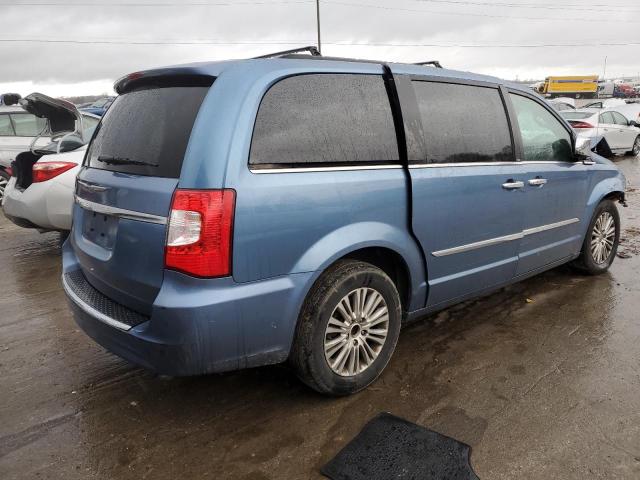 2A4RR8DGXBR781776 - 2011 CHRYSLER TOWN & COU TOURING L BLUE photo 3