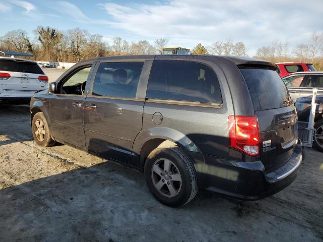 2C4RDGCG5DR590673 - 2013 DODGE CARAVAN SXT GRAY photo 2