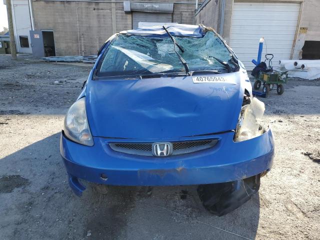 JHMGD38678S062717 - 2008 HONDA FIT SPORT BLUE photo 5