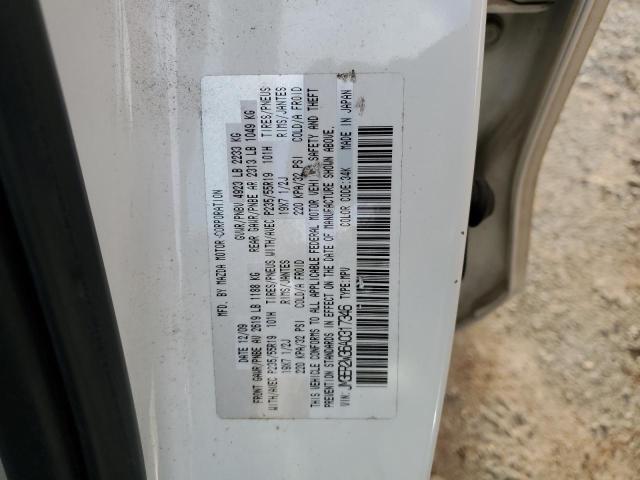 JM3ER2W36A0317346 - 2010 MAZDA CX-7 WHITE photo 13