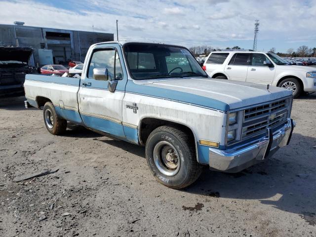 1GCER14KXHS151103 - 1987 CHEVROLET R10 BLUE photo 4