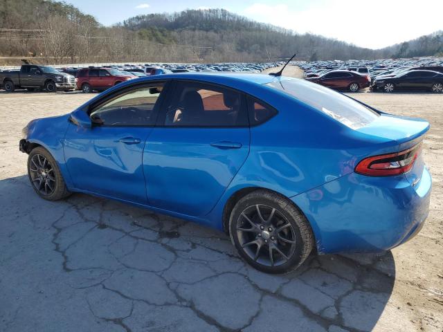 1C3CDFAAXGD656855 - 2016 DODGE DART SE BLUE photo 2