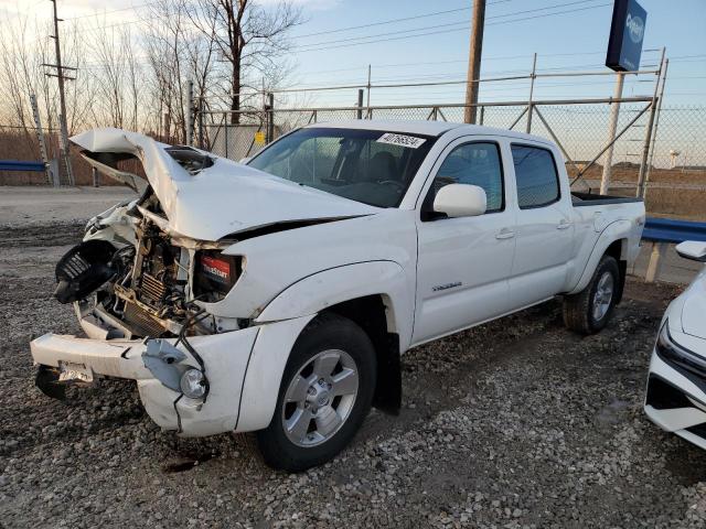 3TMMU4FN1BM026820 - 2011 TOYOTA TACOMA DOUBLE CAB LONG BED WHITE photo 1