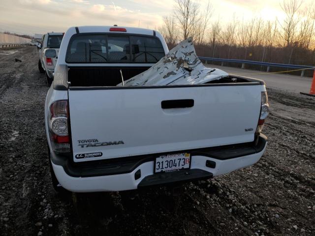 3TMMU4FN1BM026820 - 2011 TOYOTA TACOMA DOUBLE CAB LONG BED WHITE photo 6