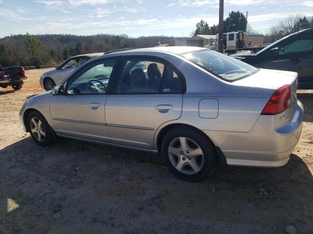 2HGES26764H517449 - 2004 HONDA CIVIC EX SILVER photo 2