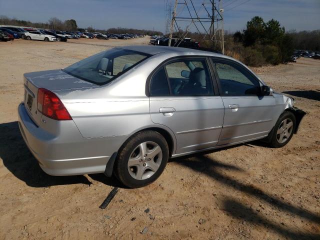 2HGES26764H517449 - 2004 HONDA CIVIC EX SILVER photo 3