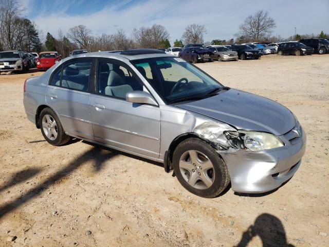 2HGES26764H517449 - 2004 HONDA CIVIC EX SILVER photo 4