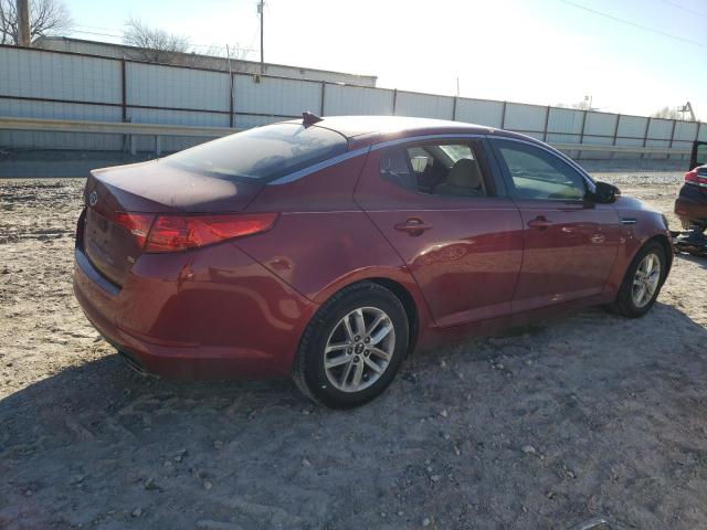 KNAGM4A79B5059220 - 2011 KIA OPTIMA LX RED photo 3