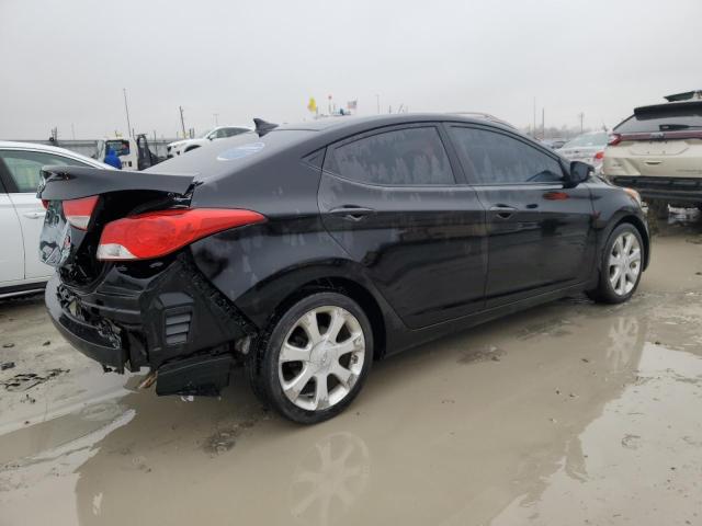 KMHDH4AE6DU788904 - 2013 HYUNDAI ELANTRA GLS BLACK photo 3