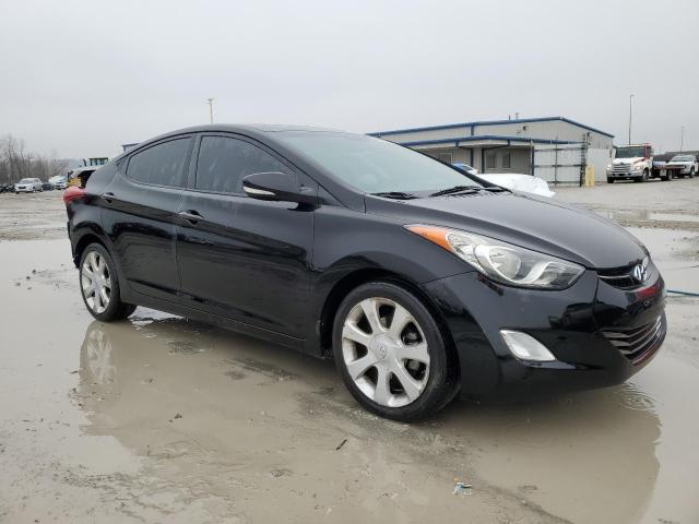 KMHDH4AE6DU788904 - 2013 HYUNDAI ELANTRA GLS BLACK photo 4