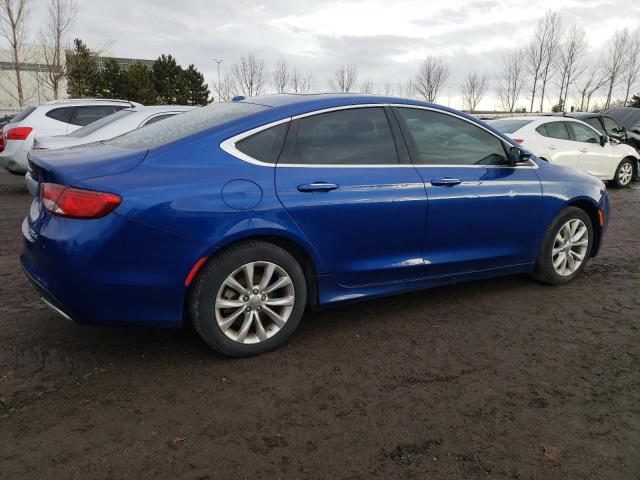 1C3CCCCG9FN703708 - 2015 CHRYSLER 200 C BLUE photo 3