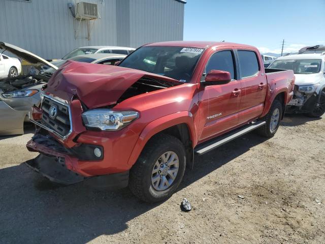 3TMCZ5AN2HM068061 - 2017 TOYOTA TACOMA DOUBLE CAB RED photo 1