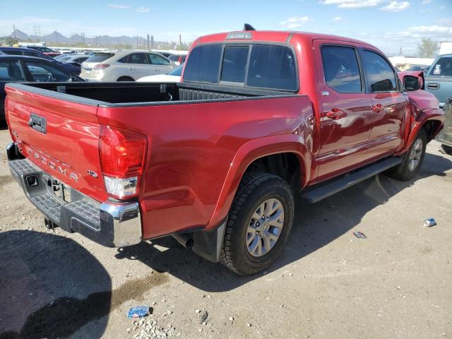 3TMCZ5AN2HM068061 - 2017 TOYOTA TACOMA DOUBLE CAB RED photo 3