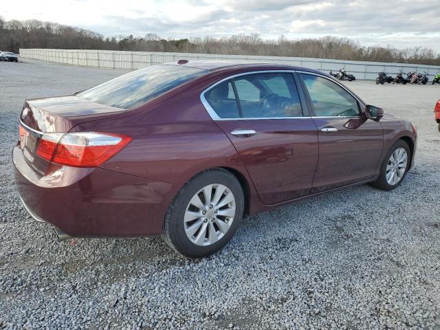 1HGCR2F88EA241755 - 2014 HONDA ACCORD EXL BURGUNDY photo 3