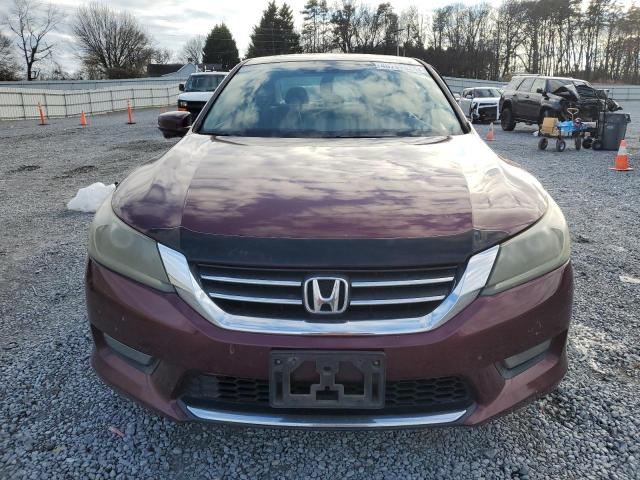 1HGCR2F88EA241755 - 2014 HONDA ACCORD EXL BURGUNDY photo 5