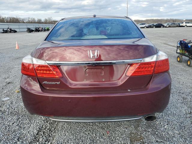 1HGCR2F88EA241755 - 2014 HONDA ACCORD EXL BURGUNDY photo 6